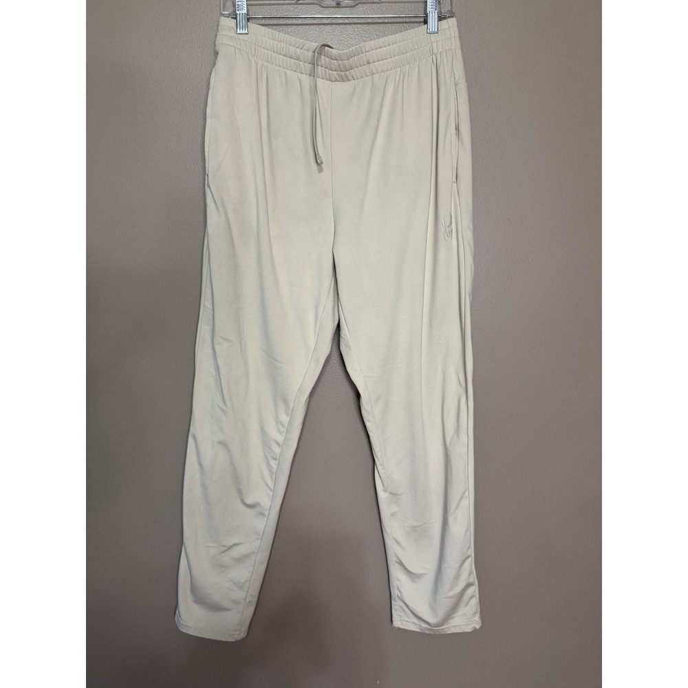 Spyder Performance Joggers Mens Size Medium Beige ProWeb Tapered Active Pants